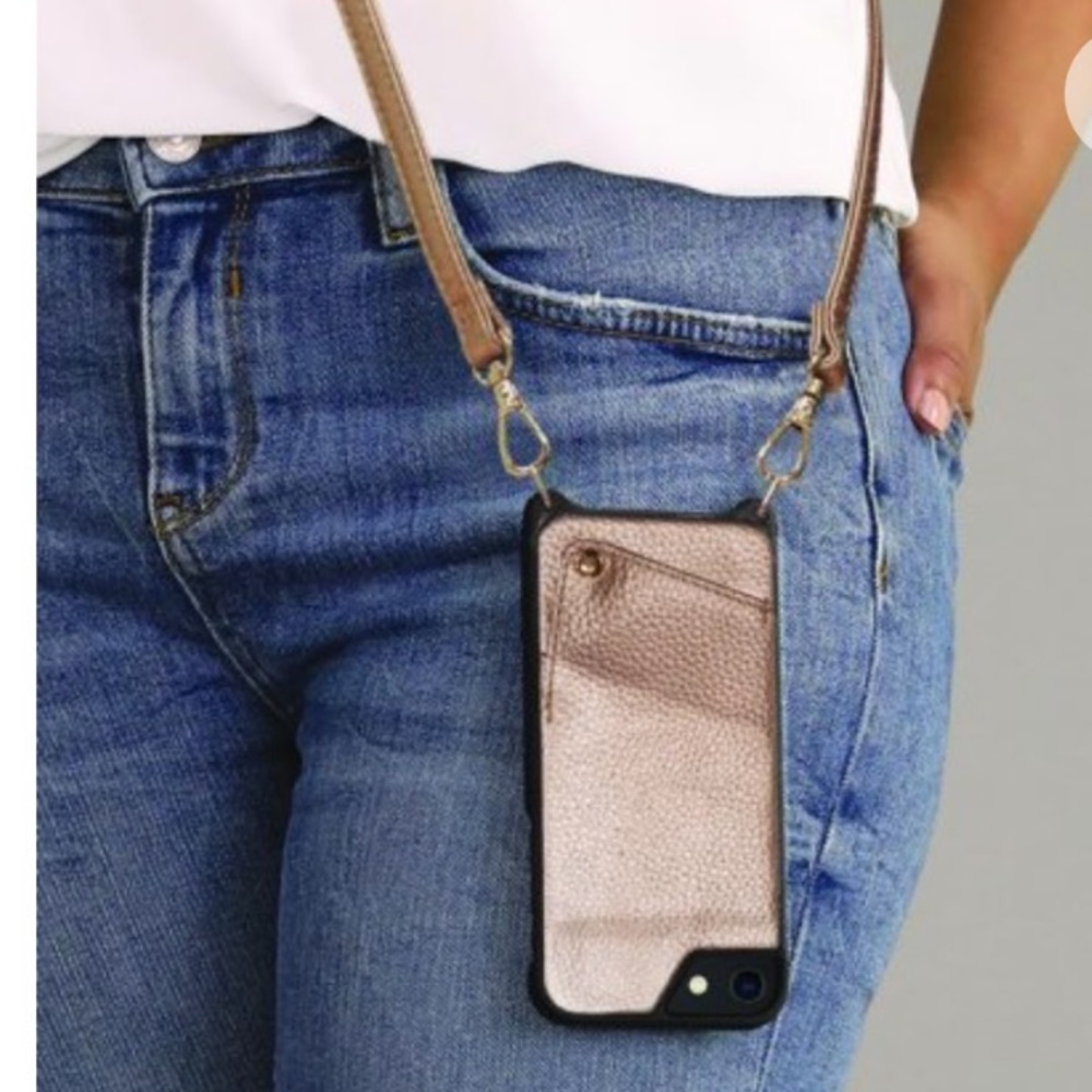 💜iPhone 6/6s/7/8 Crossbody Wallet Phone Case